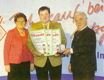 Auszeichnung für Metzgermeister Konrad Rößle