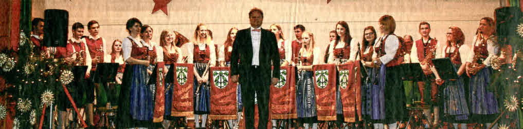 Der Musikverein Batzenhofen zeigte sein Repertoire beim Jahreskonzert in der Mehrzweckhalle.    Foto: Martin Ehinger