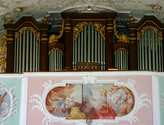 Die marode Orgel in St. Martin, Batzenhofen
Foto: Franz X. Köhler